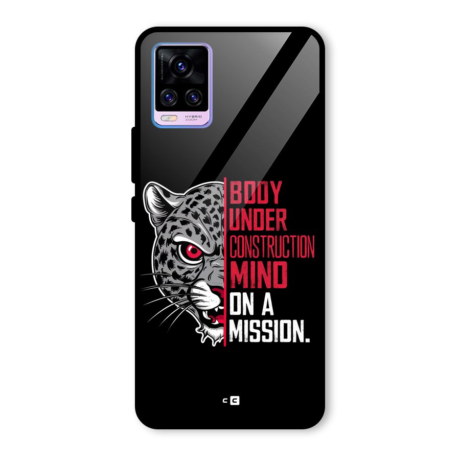 Mind On A Mission Glass Back Case for Vivo V20 Pro