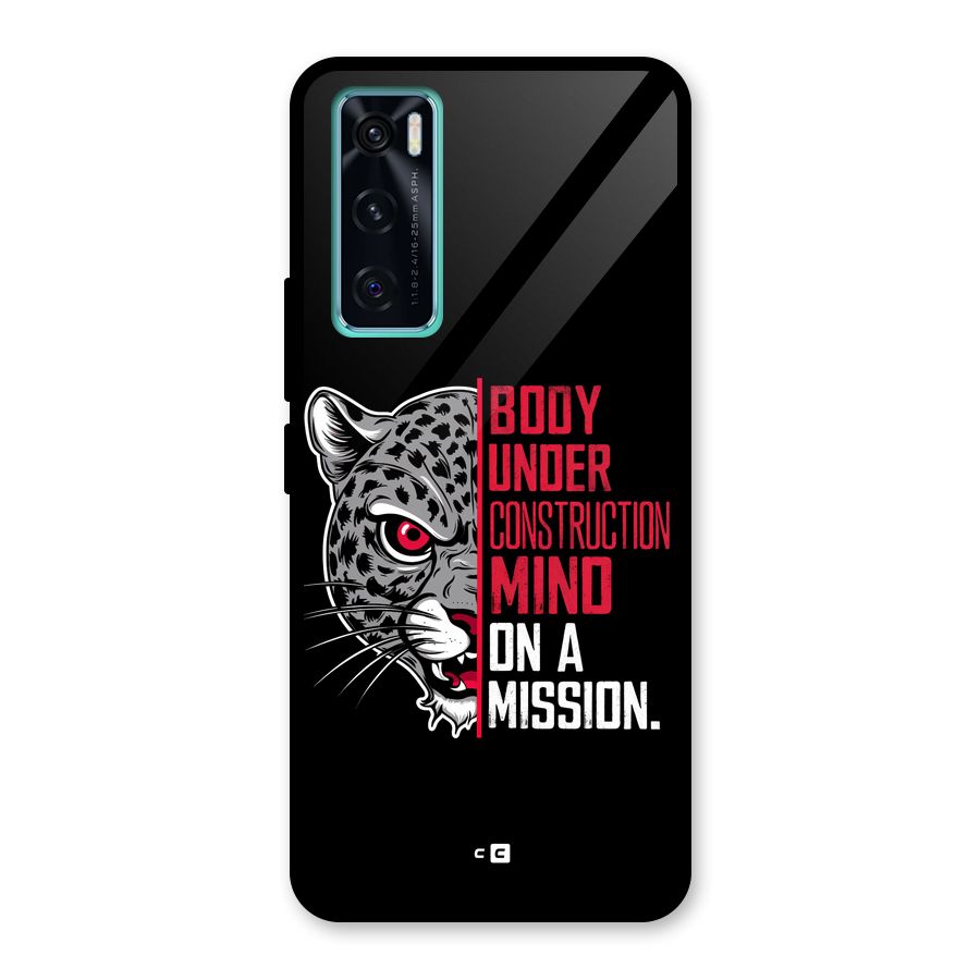 Mind On A Mission Glass Back Case for Vivo V20 SE