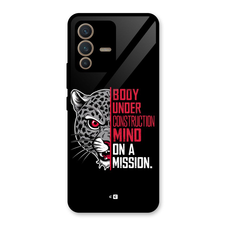 Mind On A Mission Glass Back Case for Vivo V23 5G