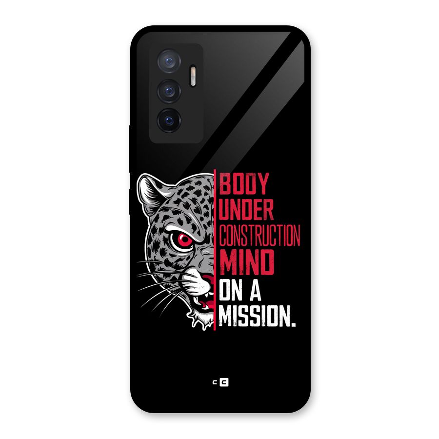Mind On A Mission Glass Back Case for Vivo V23e