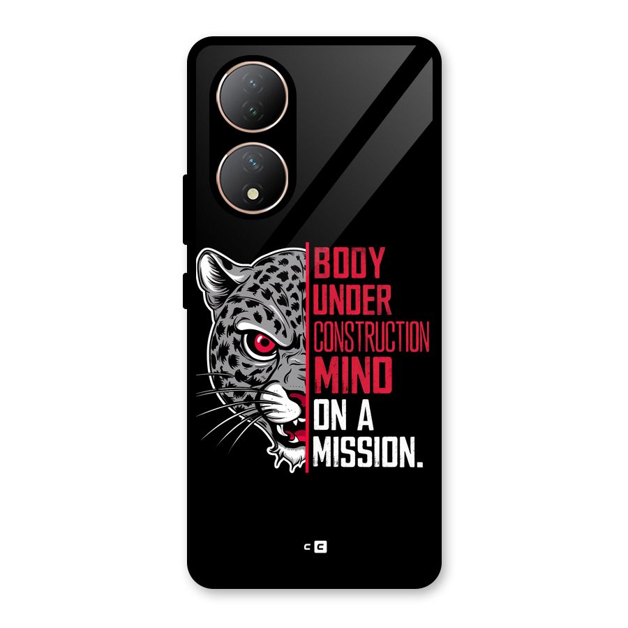 Mind On A Mission Glass Back Case for Vivo Y100