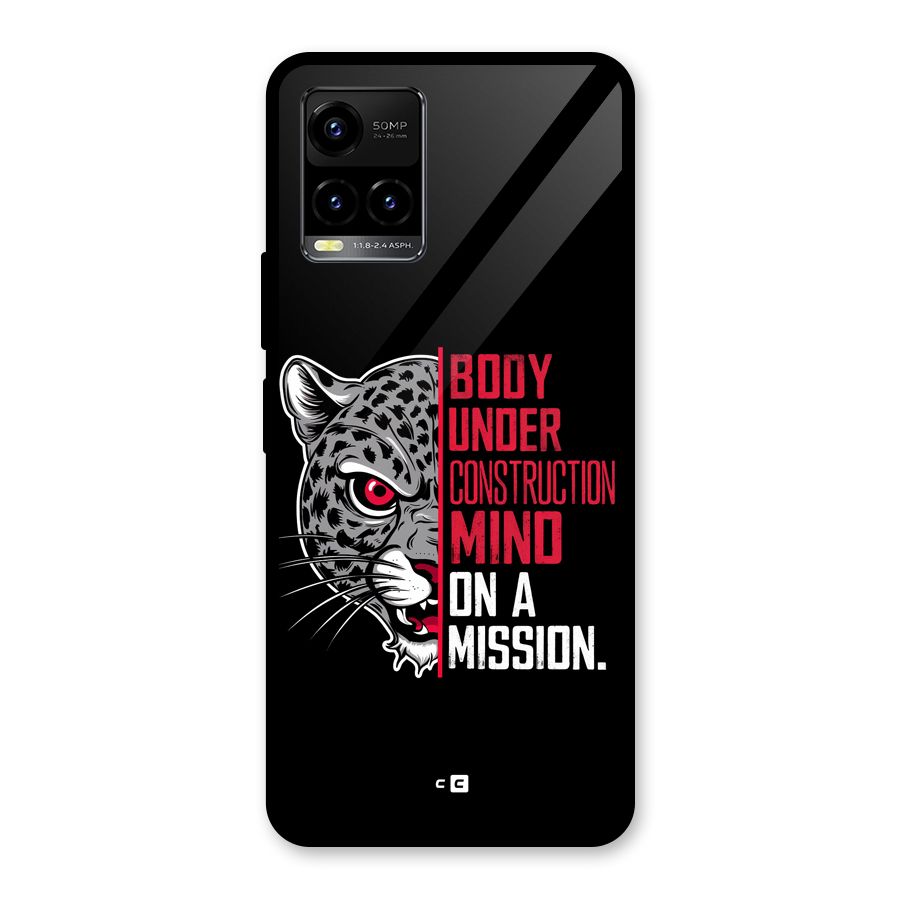 Mind On A Mission Glass Back Case for Vivo Y21T
