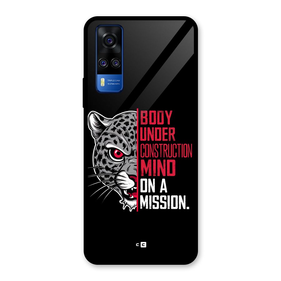 Mind On A Mission Glass Back Case for Vivo Y31