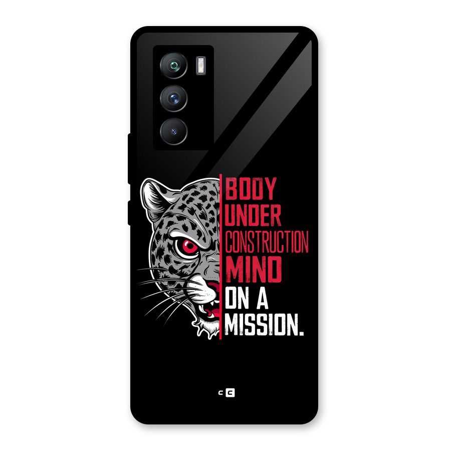 Mind On A Mission Glass Back Case for Vivo iQOO 9 SE