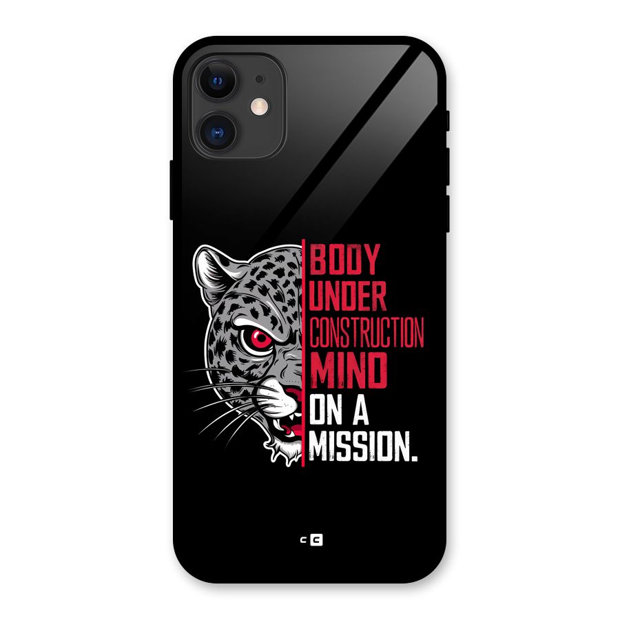 Mind On A Mission Glass Back Case for iPhone 11