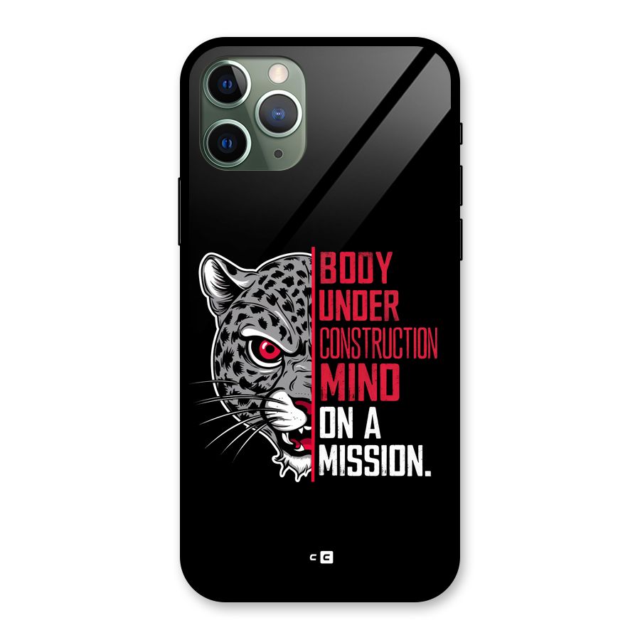 Mind On A Mission Glass Back Case for iPhone 11 Pro