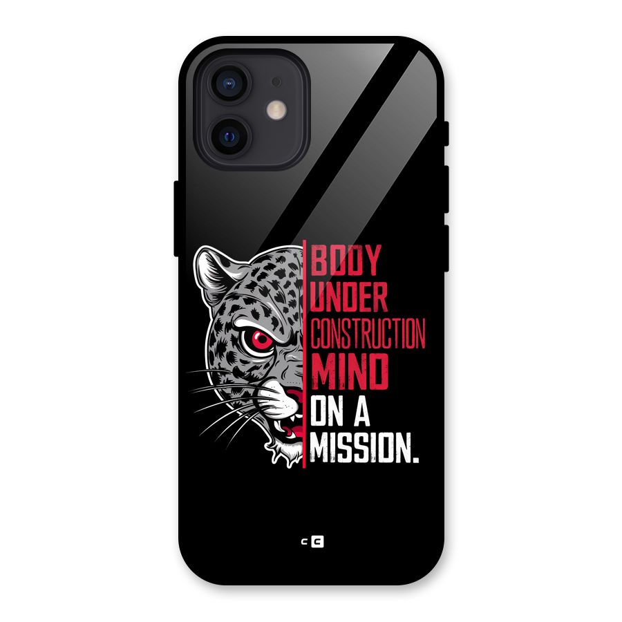 Mind On A Mission Glass Back Case for iPhone 12