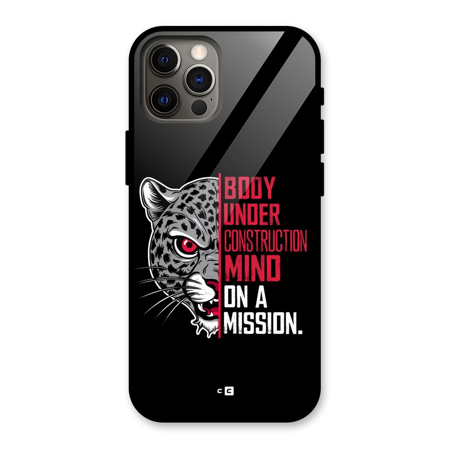 Mind On A Mission Glass Back Case for iPhone 12 Pro