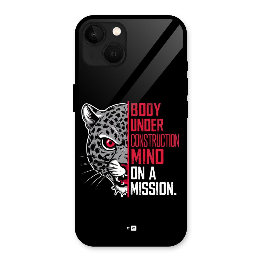 Mind On A Mission Glass Back Case for iPhone 13