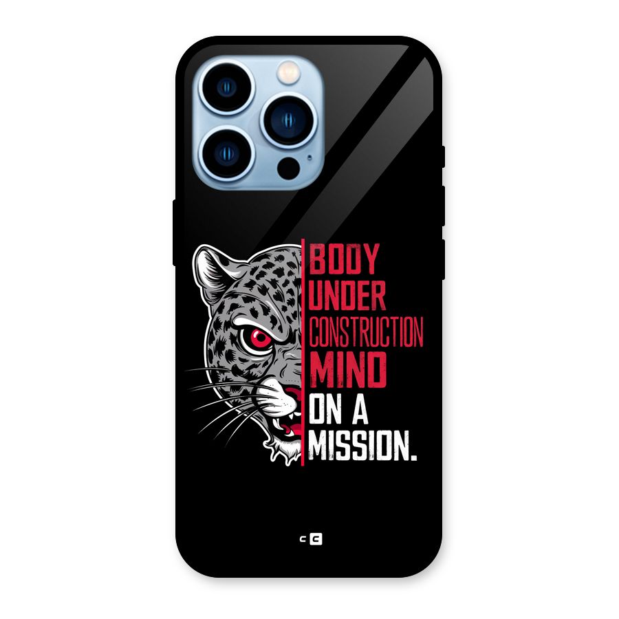 Mind On A Mission Glass Back Case for iPhone 13 Pro