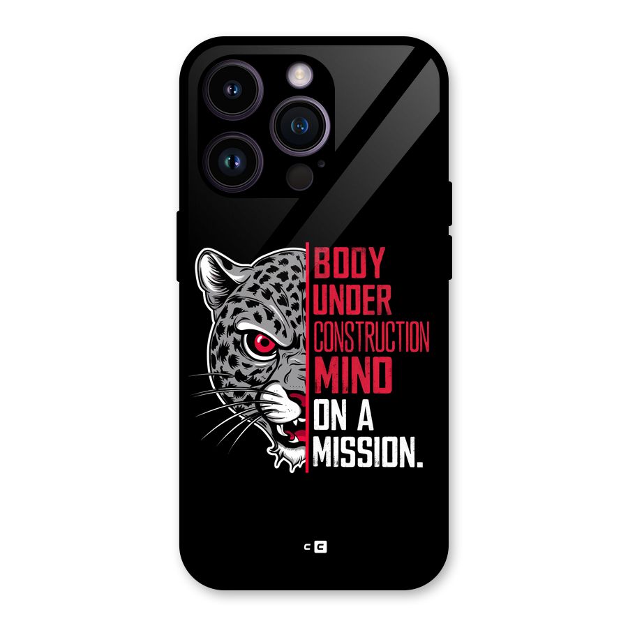Mind On A Mission Glass Back Case for iPhone 14 Pro