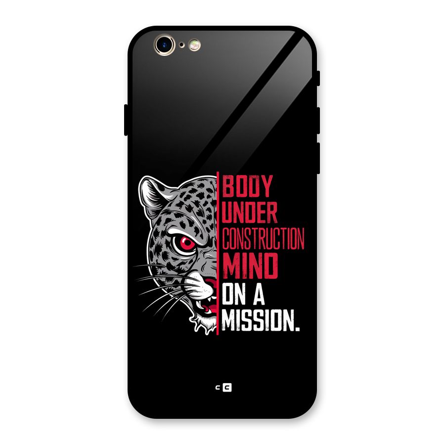 Mind On A Mission Glass Back Case for iPhone 6 6S