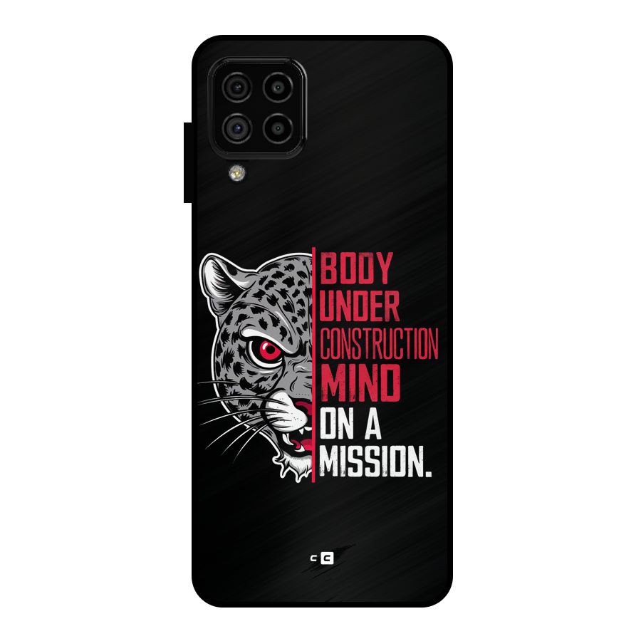 Mind On A Mission Metal Back Case for Galaxy A22 4G