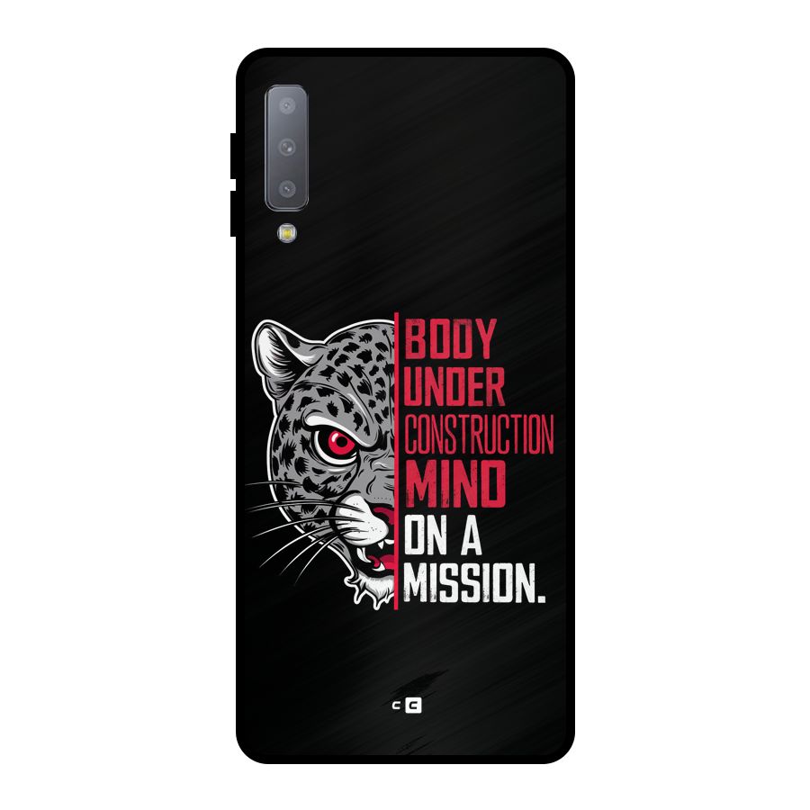 Mind On A Mission Metal Back Case for Galaxy A7 (2018)