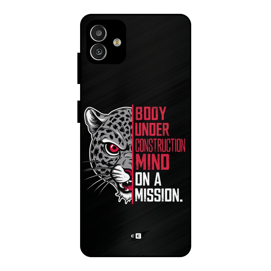 Mind On A Mission Metal Back Case for Galaxy M13 5G