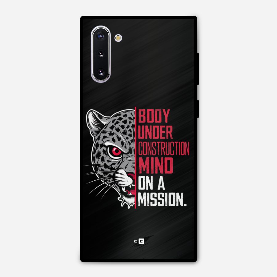 Mind On A Mission Metal Back Case for Galaxy Note 10