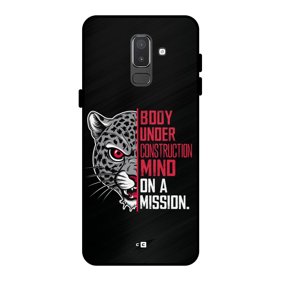 Mind On A Mission Metal Back Case for Galaxy On8 (2018)