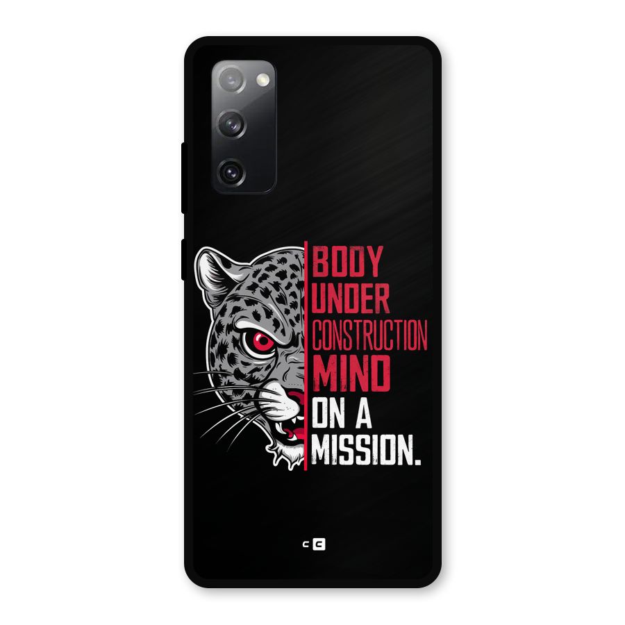 Mind On A Mission Metal Back Case for Galaxy S20 FE