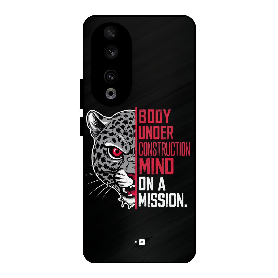 Mind On A Mission Metal Back Case for Honor 90