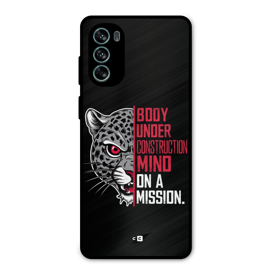 Mind On A Mission Metal Back Case for Moto G62