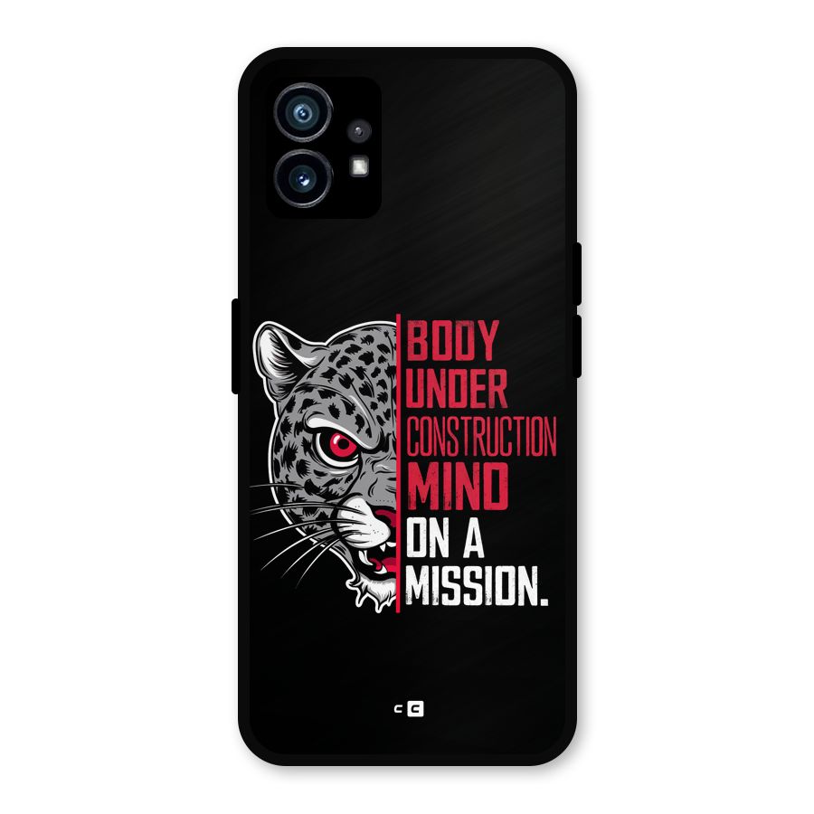 Mind On A Mission Metal Back Case for Nothing Phone 1