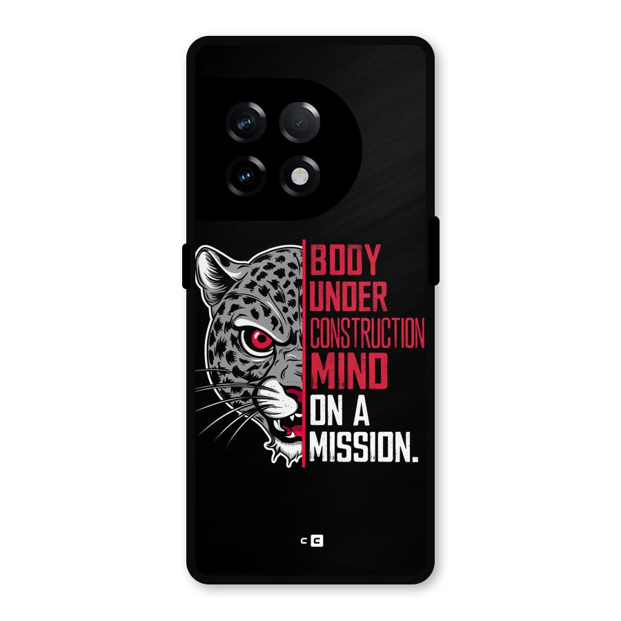 Mind On A Mission Metal Back Case for OnePlus 11R