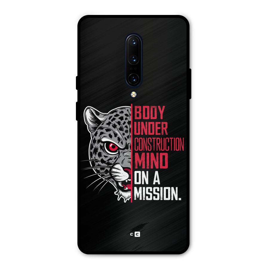 Mind On A Mission Metal Back Case for OnePlus 7 Pro