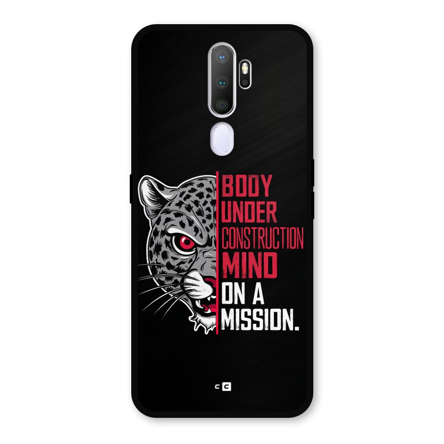 Mind On A Mission Metal Back Case for Oppo A9 (2020)