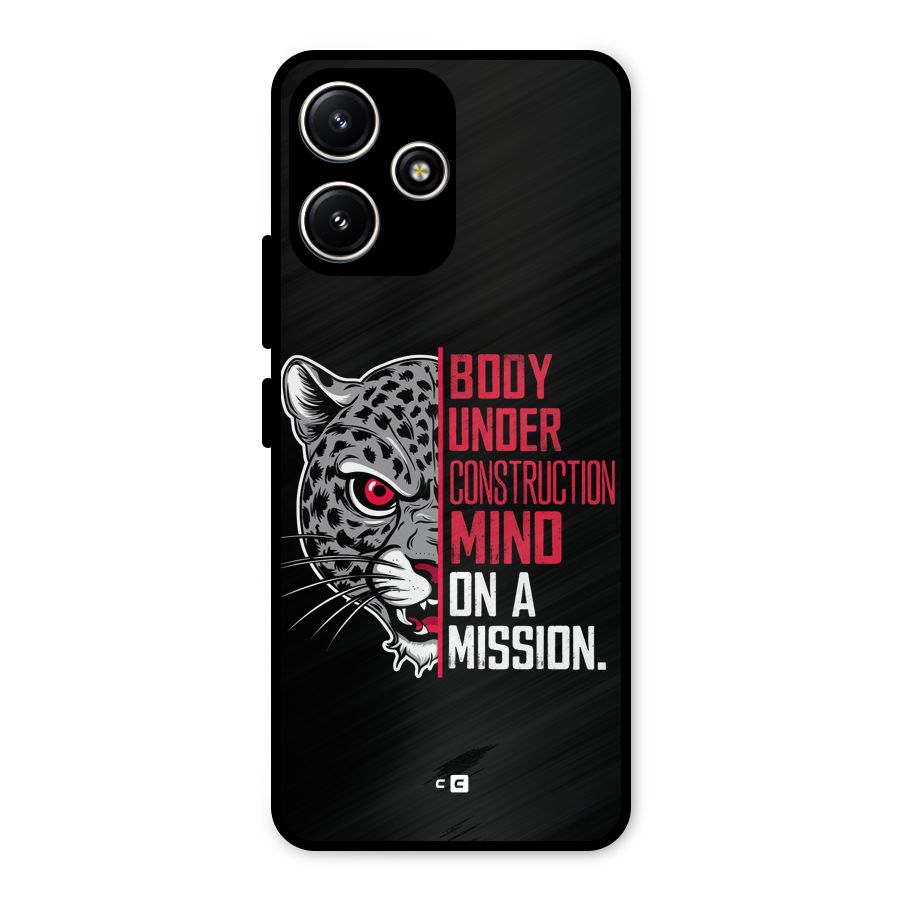 Mind On A Mission Metal Back Case for Poco M6 Pro