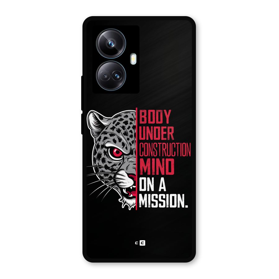 Mind On A Mission Metal Back Case for Realme 10 Pro Plus
