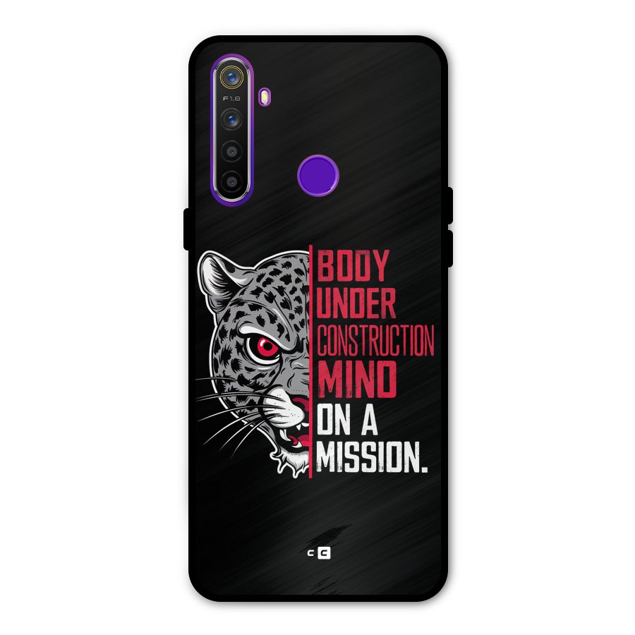 Mind On A Mission Metal Back Case for Realme 5