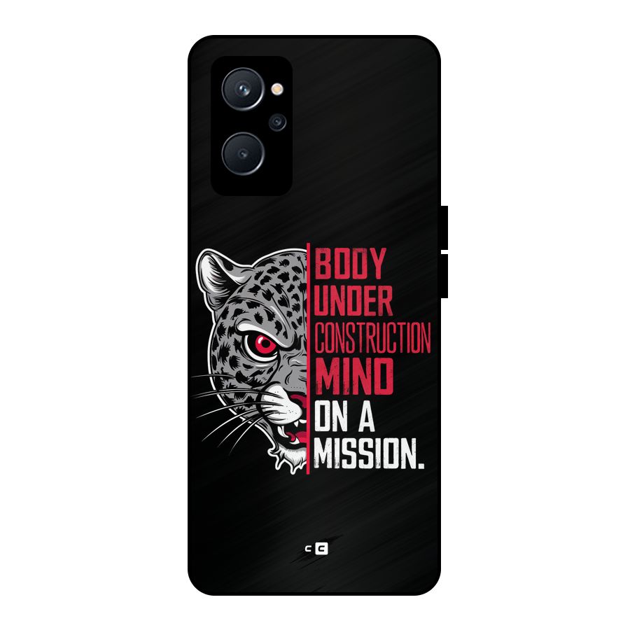 Mind On A Mission Metal Back Case for Realme 9i 5G