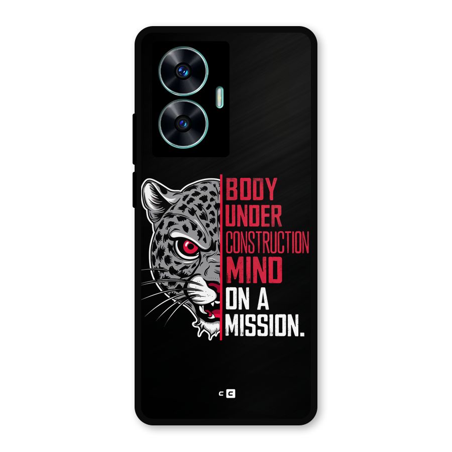 Mind On A Mission Metal Back Case for Realme Narzo N55
