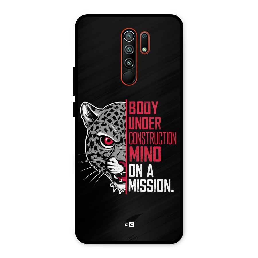 Mind On A Mission Metal Back Case for Redmi 9 Prime