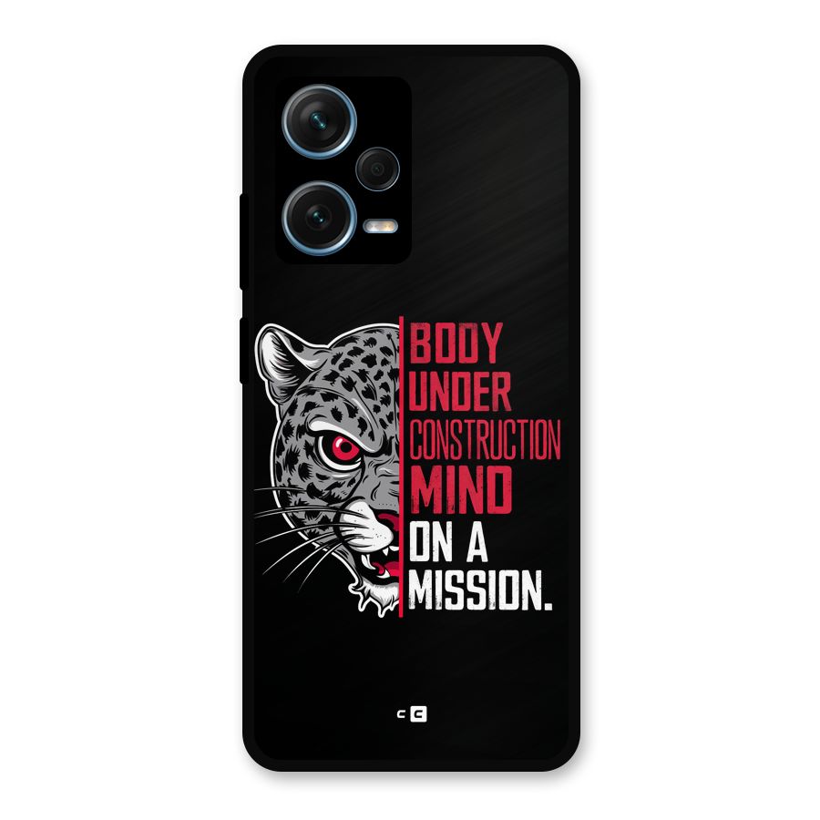 Mind On A Mission Metal Back Case for Redmi Note 12 Pro Plus 5G