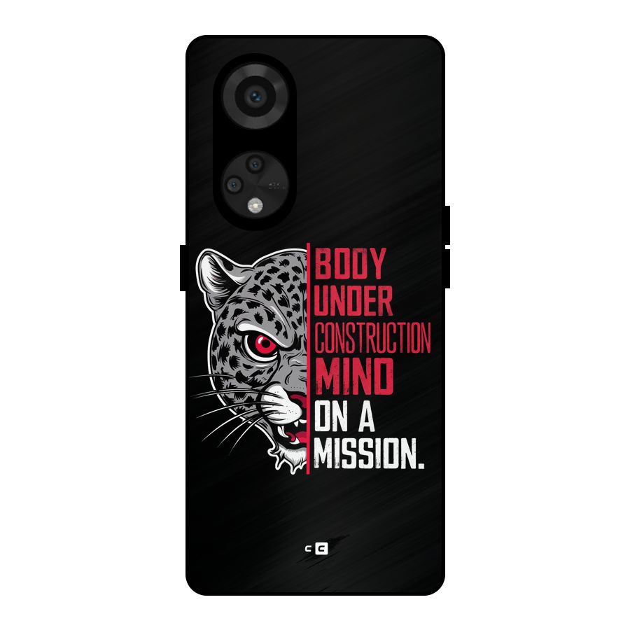 Mind On A Mission Metal Back Case for Reno8 T 5G