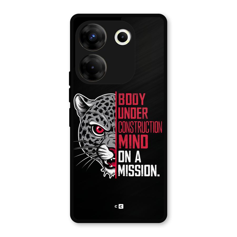 Mind On A Mission Metal Back Case for Tecno Camon 20