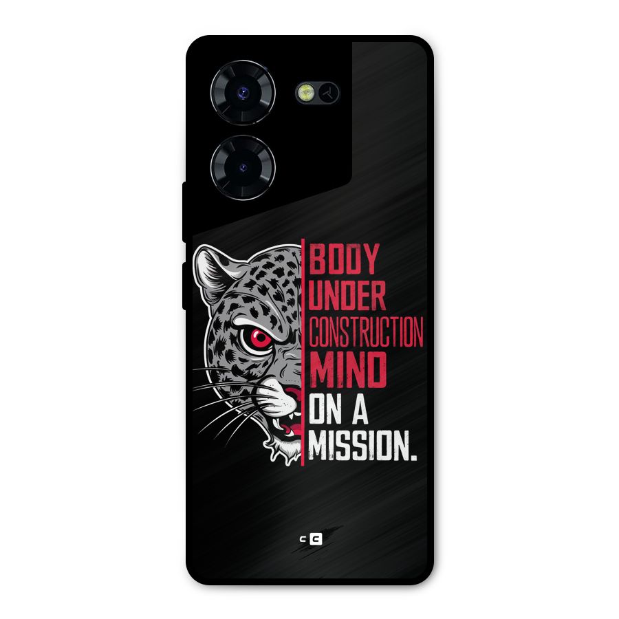 Mind On A Mission Metal Back Case for Tecno Pova 5 Pro 5G