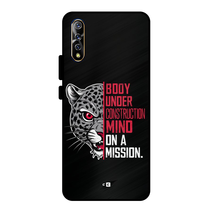 Mind On A Mission Metal Back Case for Vivo S1