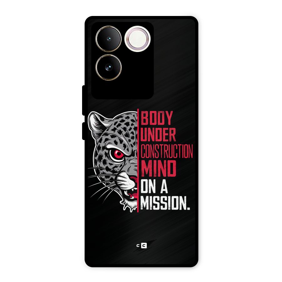 Mind On A Mission Metal Back Case for Vivo T2 Pro