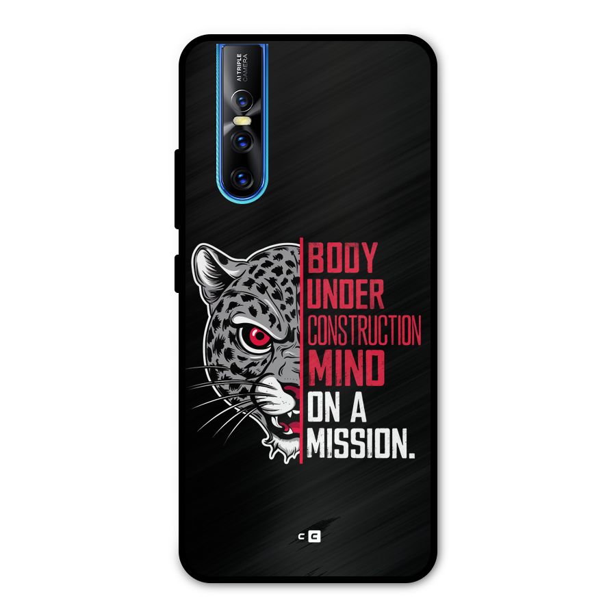 Mind On A Mission Metal Back Case for Vivo V15 Pro