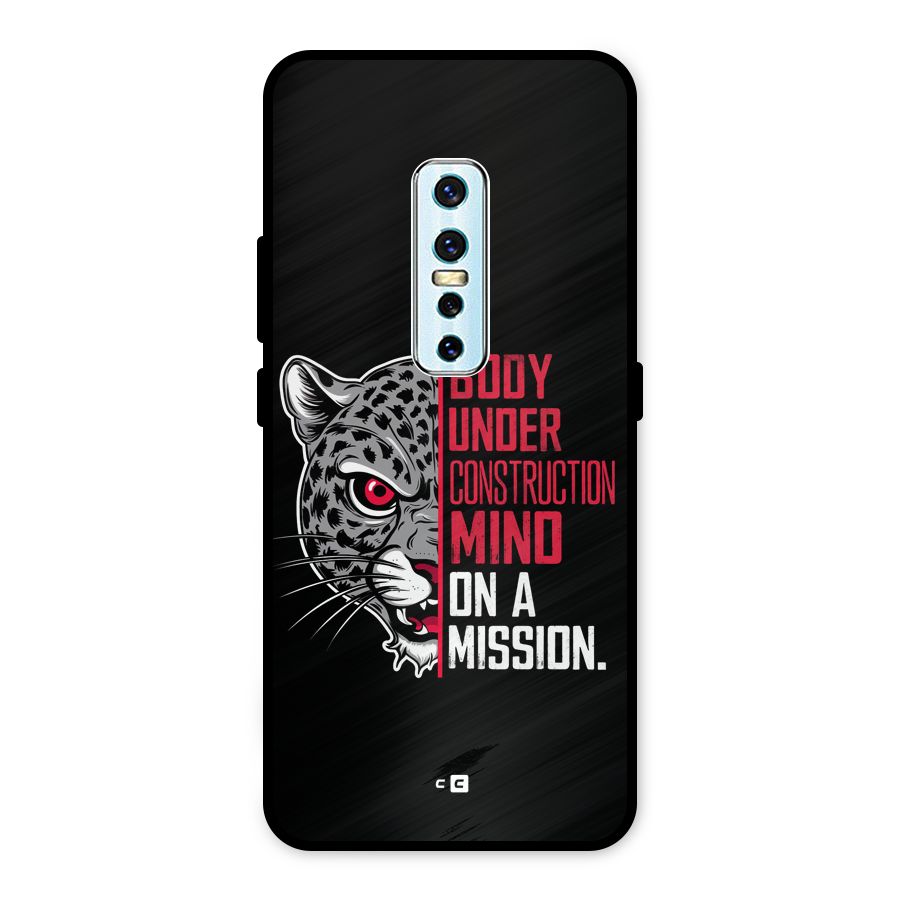 Mind On A Mission Metal Back Case for Vivo V17 Pro