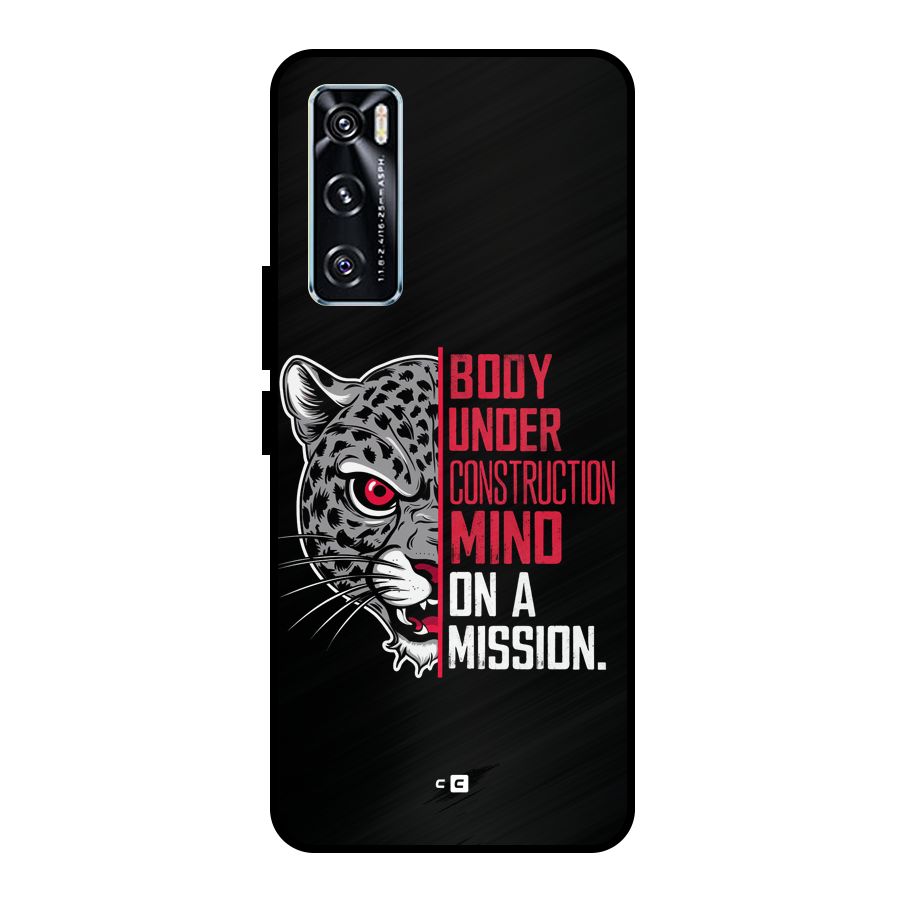 Mind On A Mission Metal Back Case for Vivo V20 SE