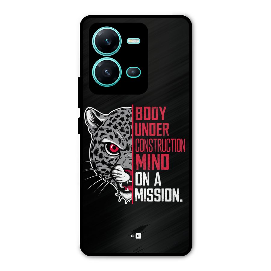 Mind On A Mission Metal Back Case for Vivo V25
