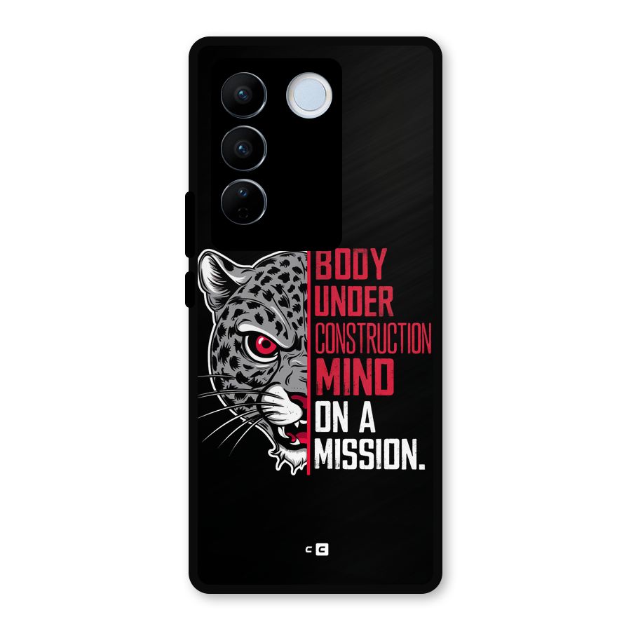 Mind On A Mission Metal Back Case for Vivo V27
