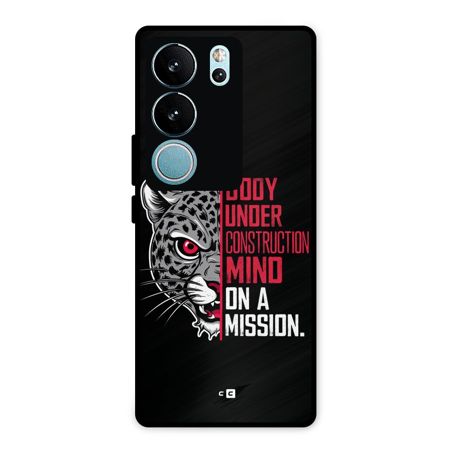 Mind On A Mission Metal Back Case for Vivo V29 Pro