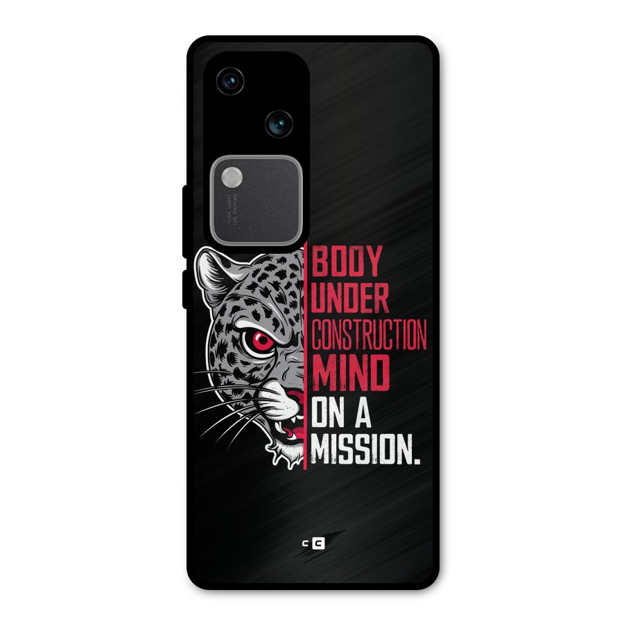 Mind On A Mission Metal Back Case for Vivo V30 Pro