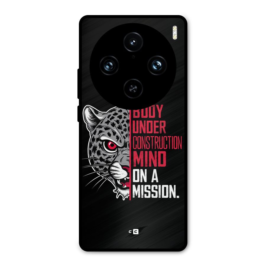 Mind On A Mission Metal Back Case for Vivo X100 Pro