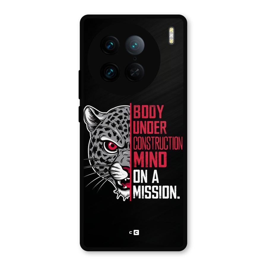 Mind On A Mission Metal Back Case for Vivo X90 Pro