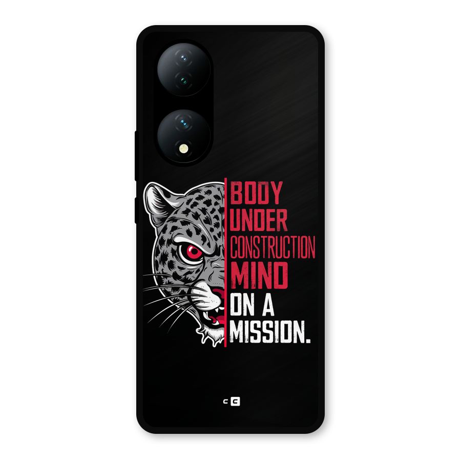 Mind On A Mission Metal Back Case for Vivo Y100a